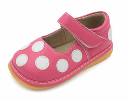 Polka-Dot Mary Jane Squeaky Shoes