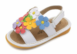 White Girl Squeaky Sandals