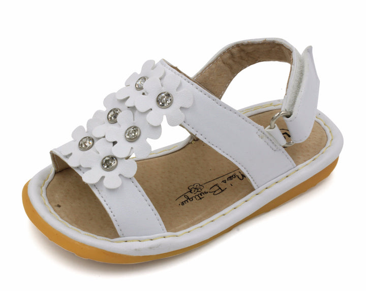 White Girl Squeaky Sandals
